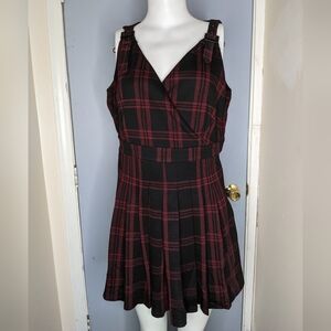 Punk Style Plaid Dress